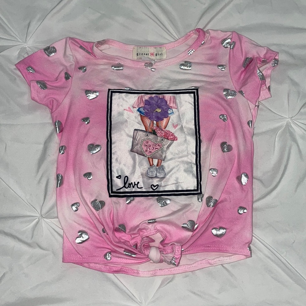 Glitter Girl Short Sleeve Tshirt